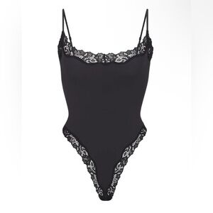 Skims Black Lace Bodysuit
